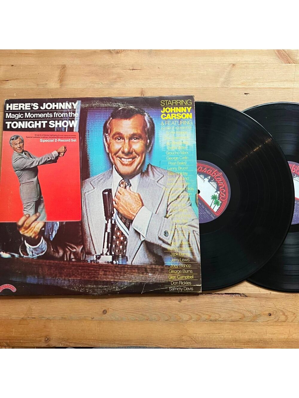 Johnny Carson - Here' Johnny Magic Moments from the Tonight Show 33rpm VG+ VR22
